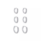 Argolas Cravejadas Cristal