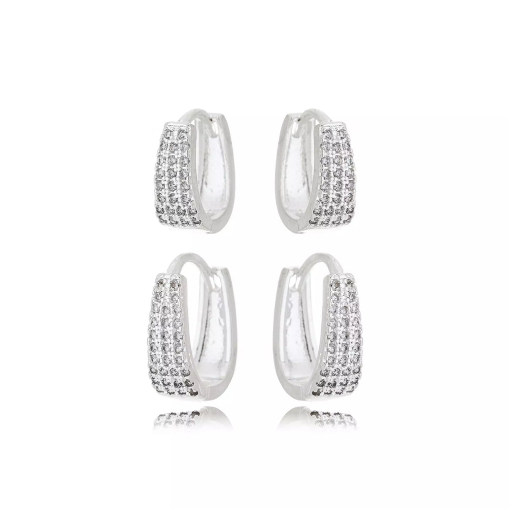 Argolas Cravejadas Julia