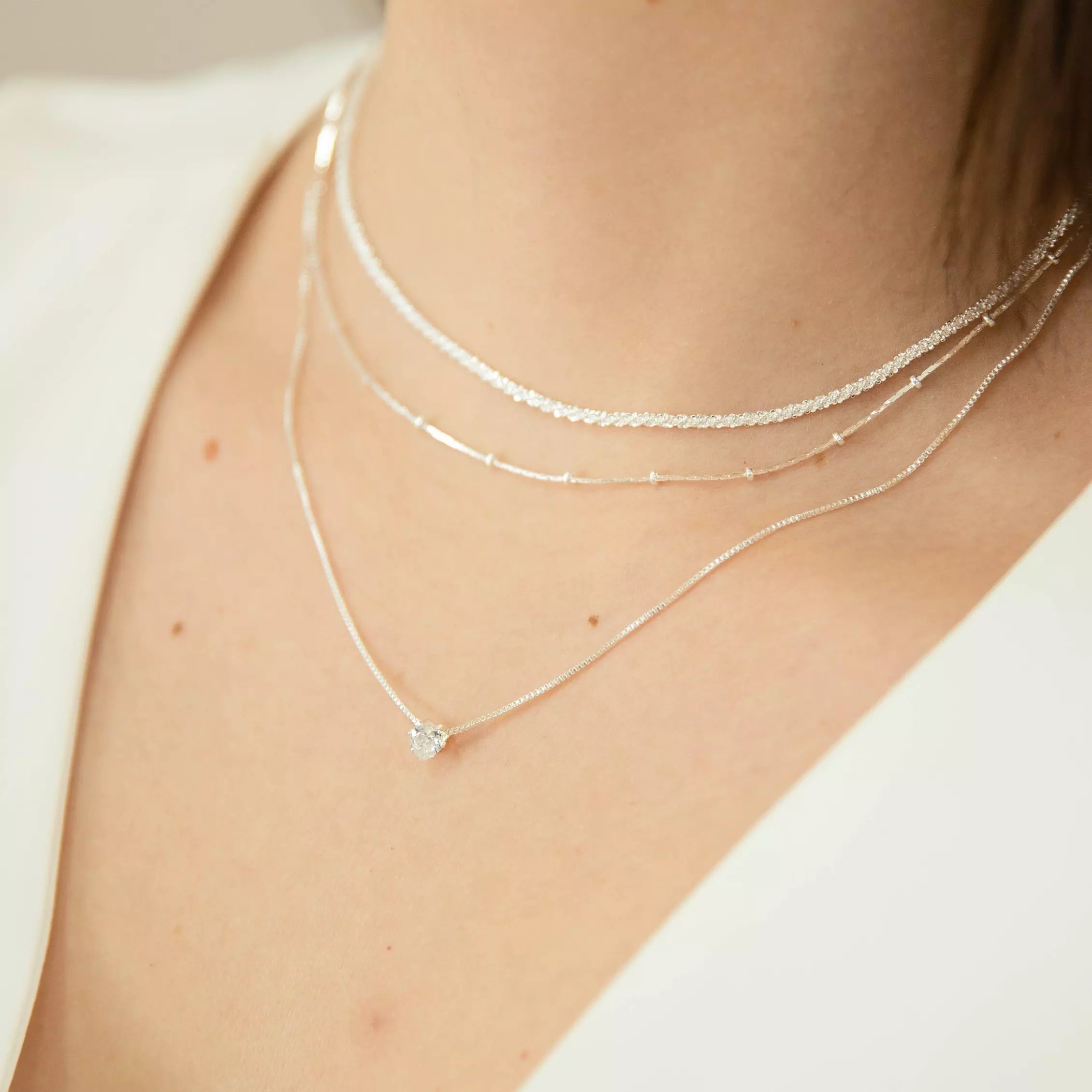 Colar Ponto de Luz Mini Coração