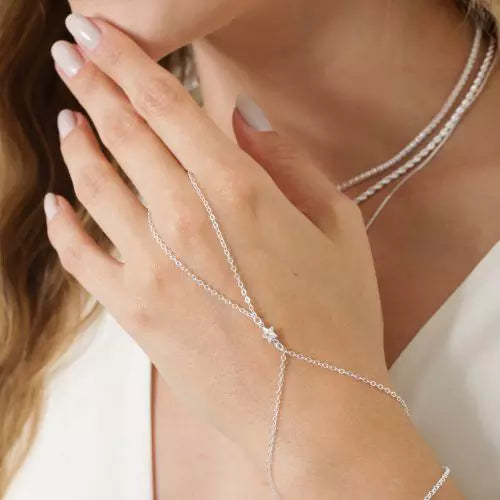Hand Chain Star Cristal
