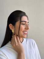 Brinco Folha - Dourado