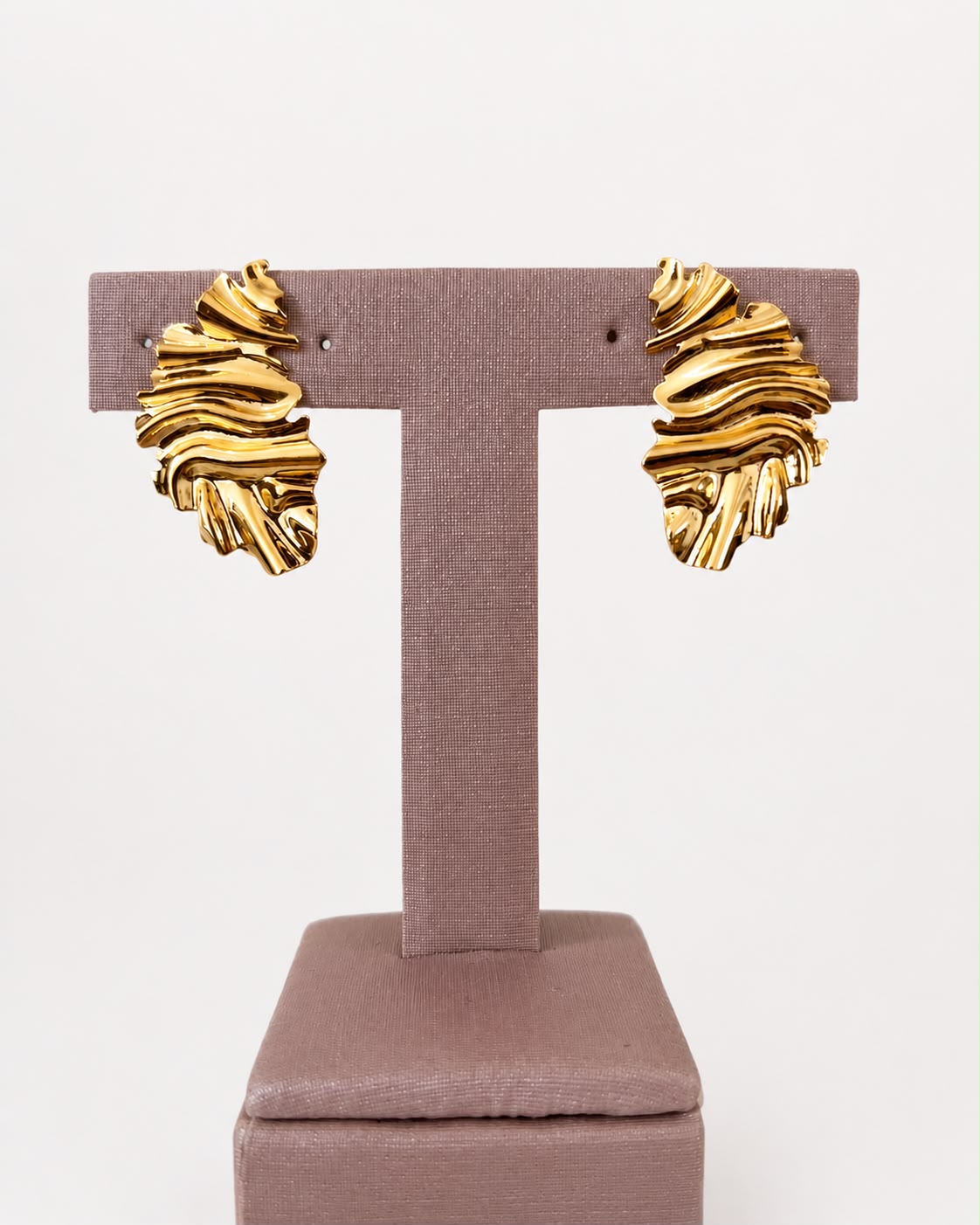 Brinco Folha - Dourado